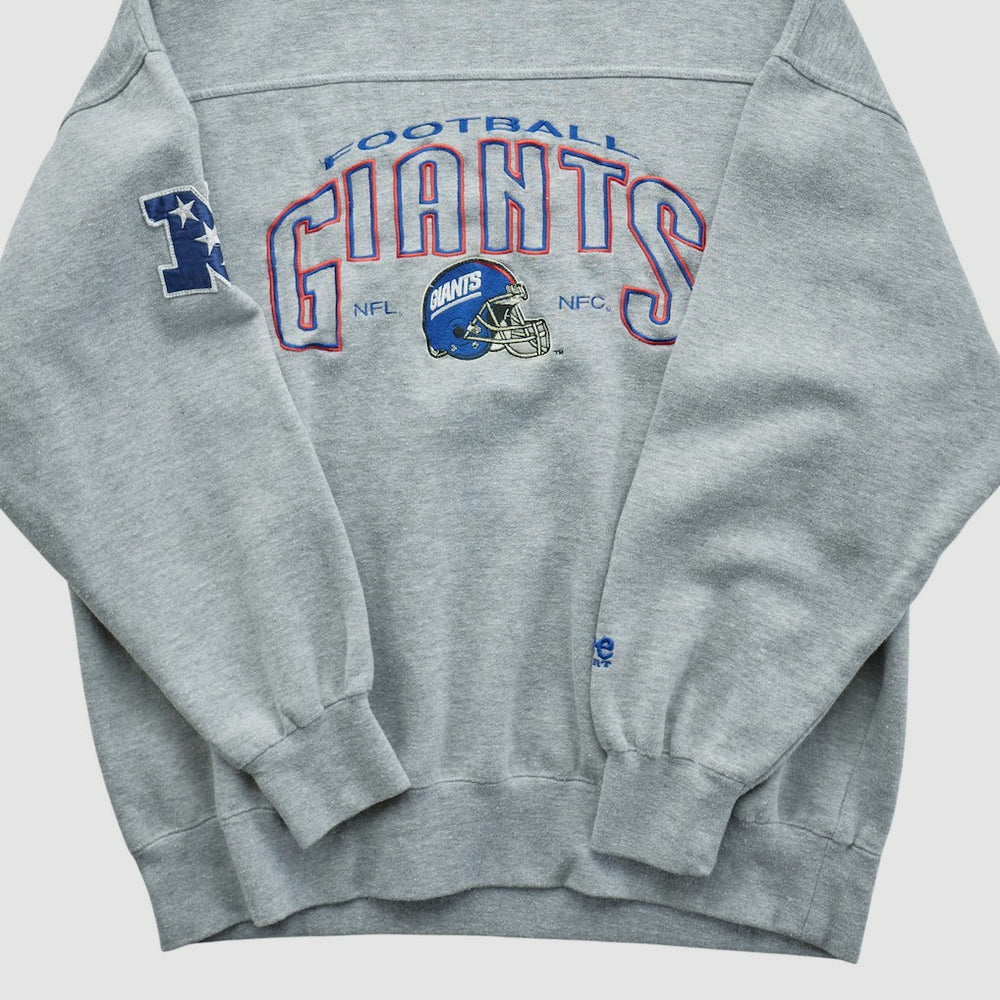 New York Giants Fanatics Lee Apparel 90s Pullover Sweatshirt
