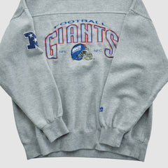 New York Giants Fanatics Lee Apparel 90s Pullover Sweatshirt