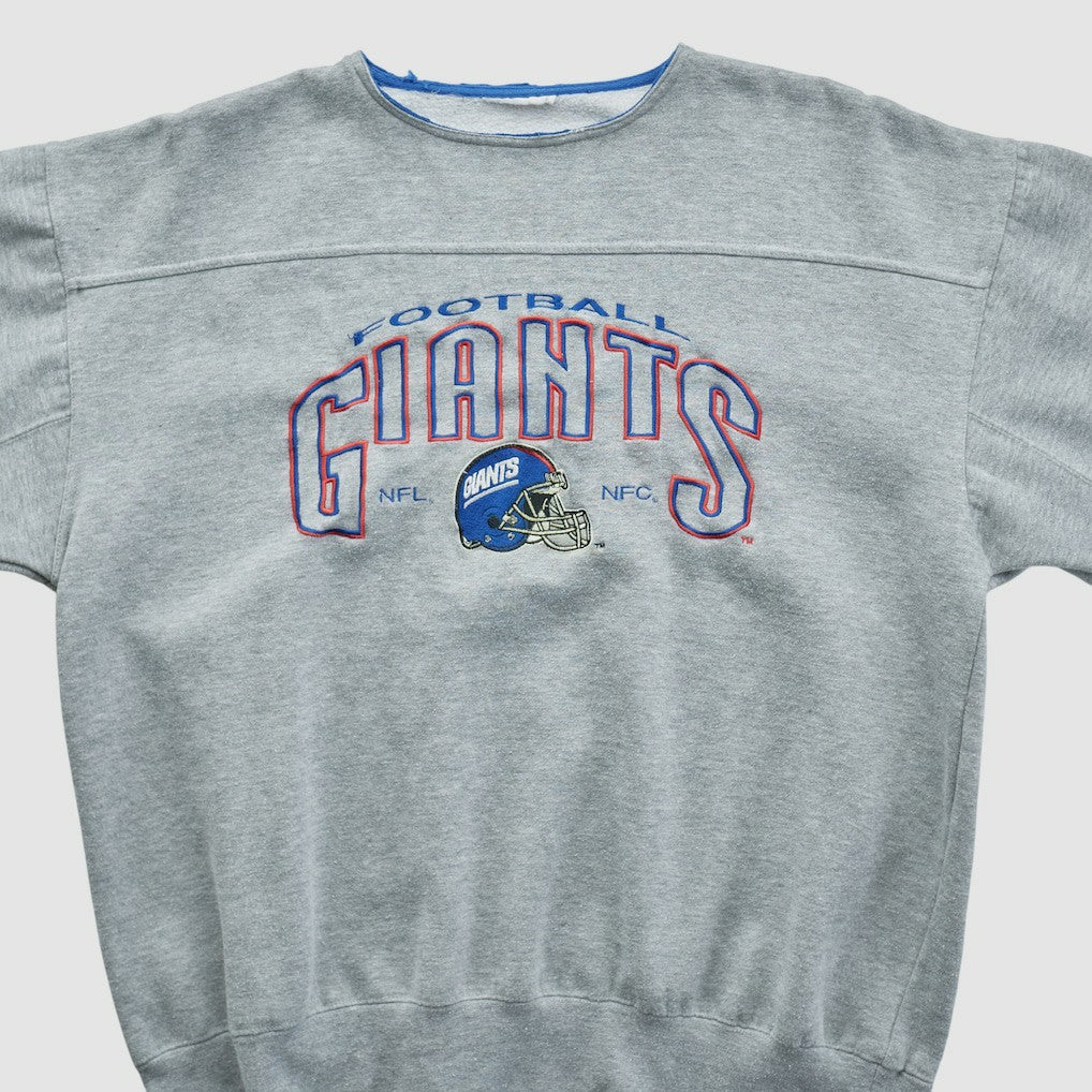 New York Giants Fanatics Lee Apparel 90s Pullover Sweatshirt