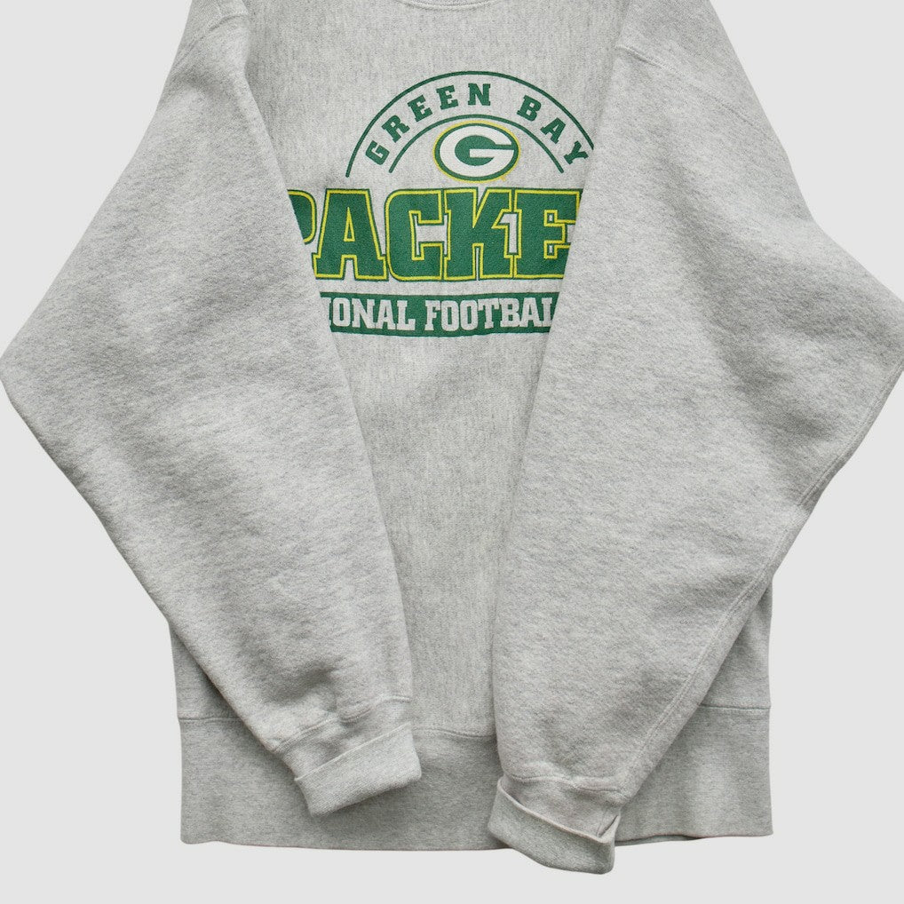 Green Bay Packers Fanatics Lee Sport 90s Pullover Sweatshirt