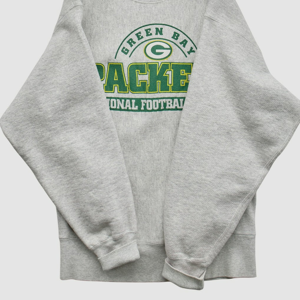 Green Bay Packers Fanatics Lee Sport 90s Pullover Sweatshirt