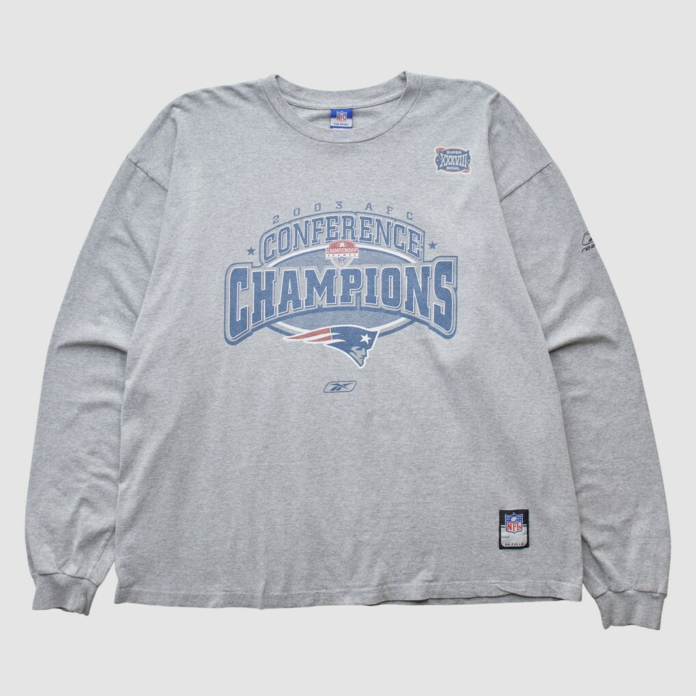New England Patriots Fanatics Reebok 2003 Long Sleeve T-shirt