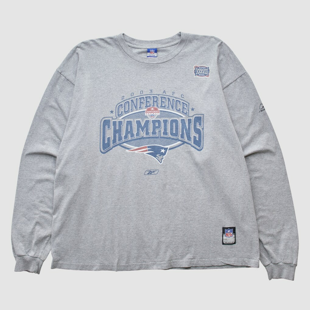 New England Patriots Fanatics Reebok 2003 Long Sleeve T-shirt