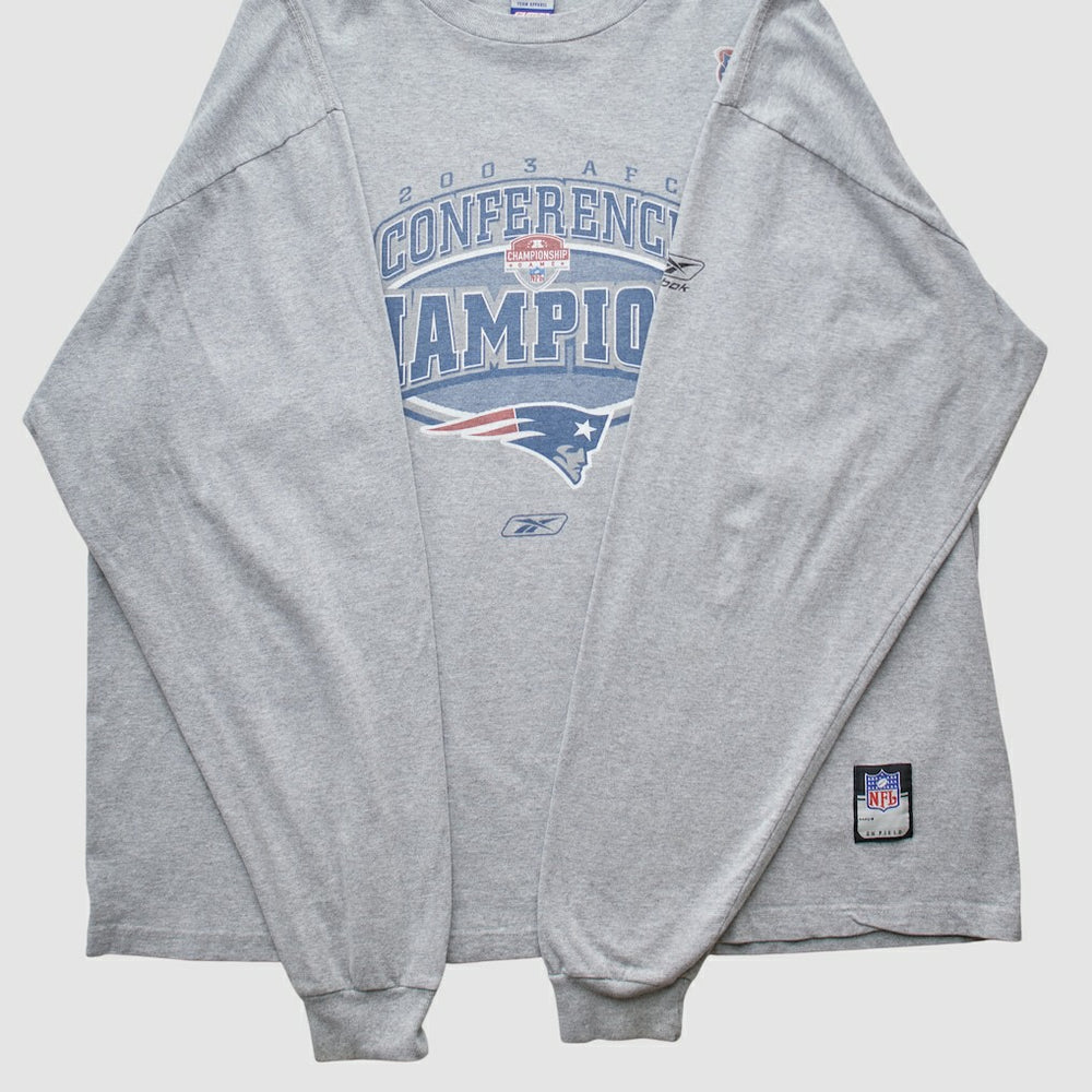 New England Patriots Fanatics Reebok 2003 Long Sleeve T-shirt
