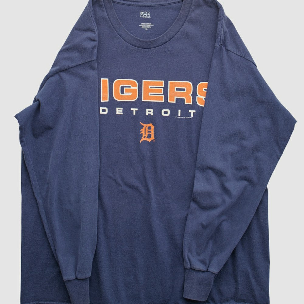 Detroit Tigers Lee Sport 2000s Long Sleeve T-shirt | MLB Sale