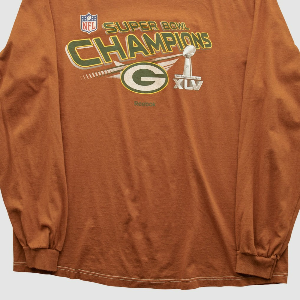 Green Bay Packers Fanatics Super Bowl Champions XLV Reebok 2011 Long Sleeve T-shirt