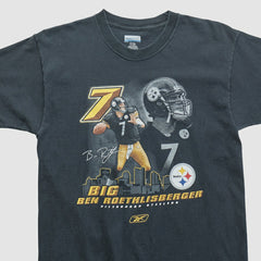 Pittsburgh Steelers Fanatics Ben Roethlisberger Reebok 2000s T-shirt
