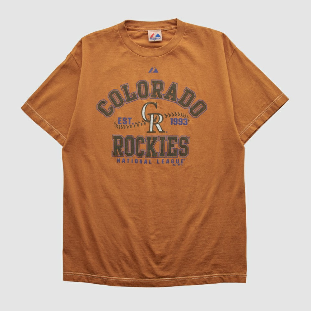 Colorado Rockies Majestic 2000s T-shirt | MLB Online