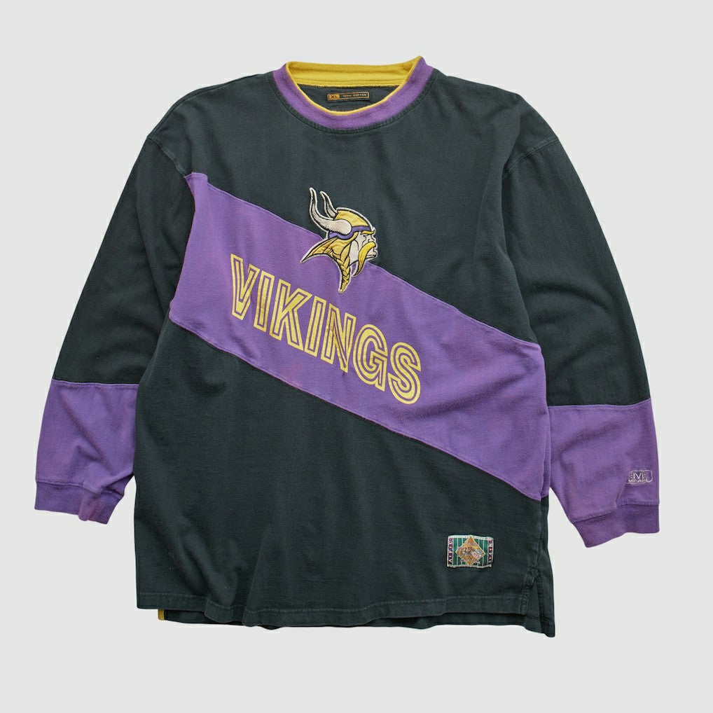 Minnesota Vikings Fanatics Mirage 90s Long Sleeve T-shirt