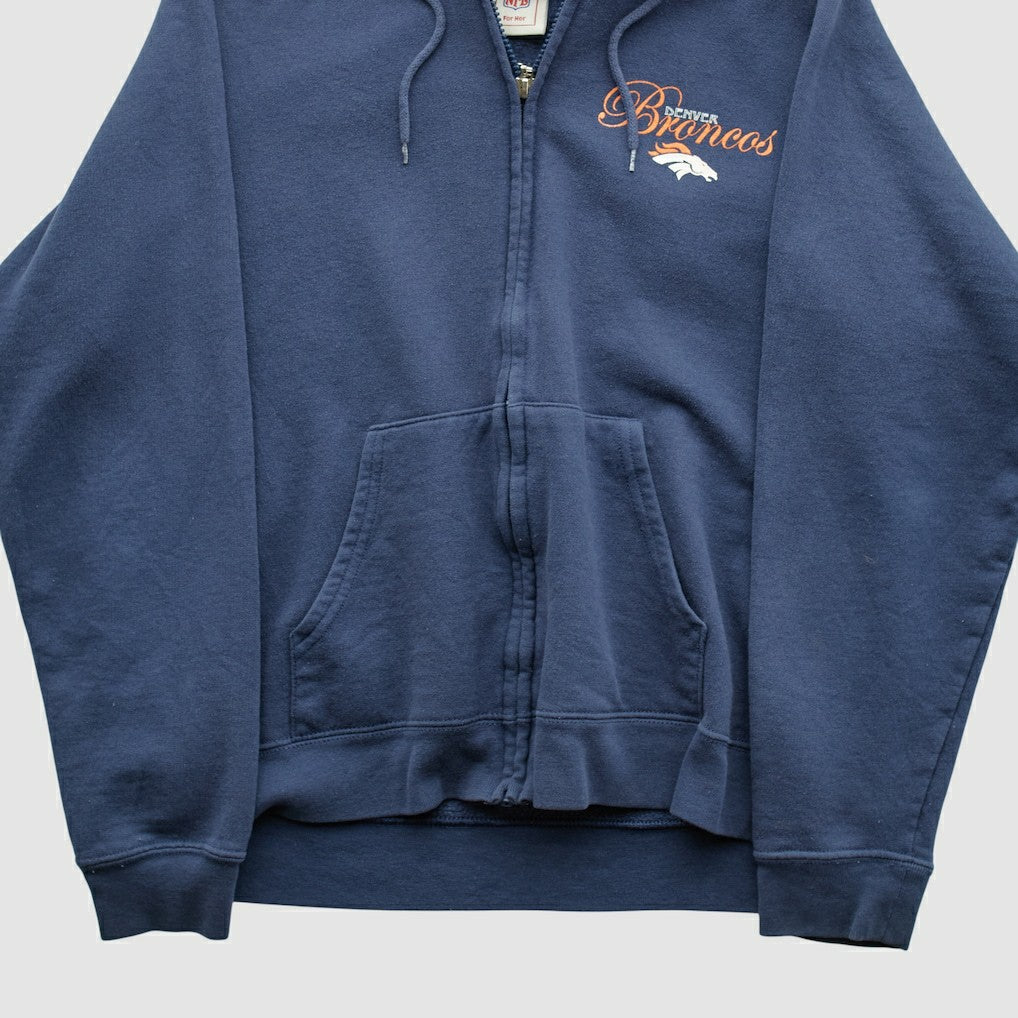 Denver Broncos Fanatics NFL 2000s Hooded Full Zip Sweatshirt