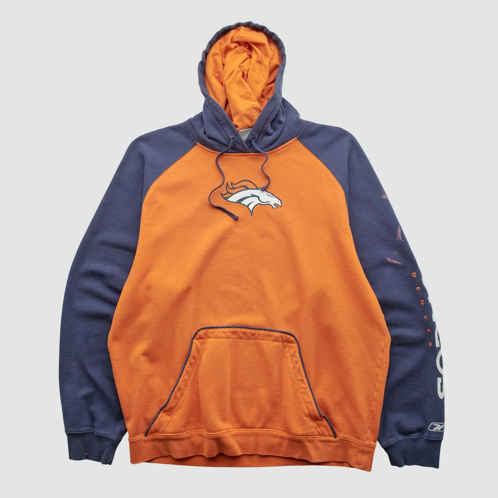 Denver Broncos Fanatics Reebok 2000s Hooded Pullover Sweatshirt