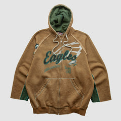 Philadelphia Eagles Fanatics NFL 2010s Hooded Full Zip Sweatshirt