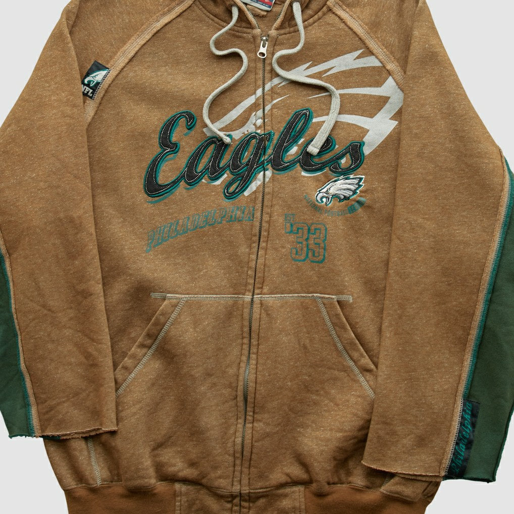 Philadelphia Eagles Fanatics NFL 2010s Hooded Full Zip Sweatshirt