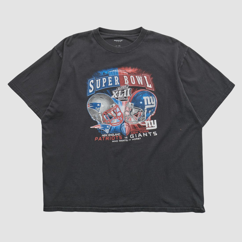 New York Giants Fanatics Super Bowl XLII Reebok 2008 T-shirt
