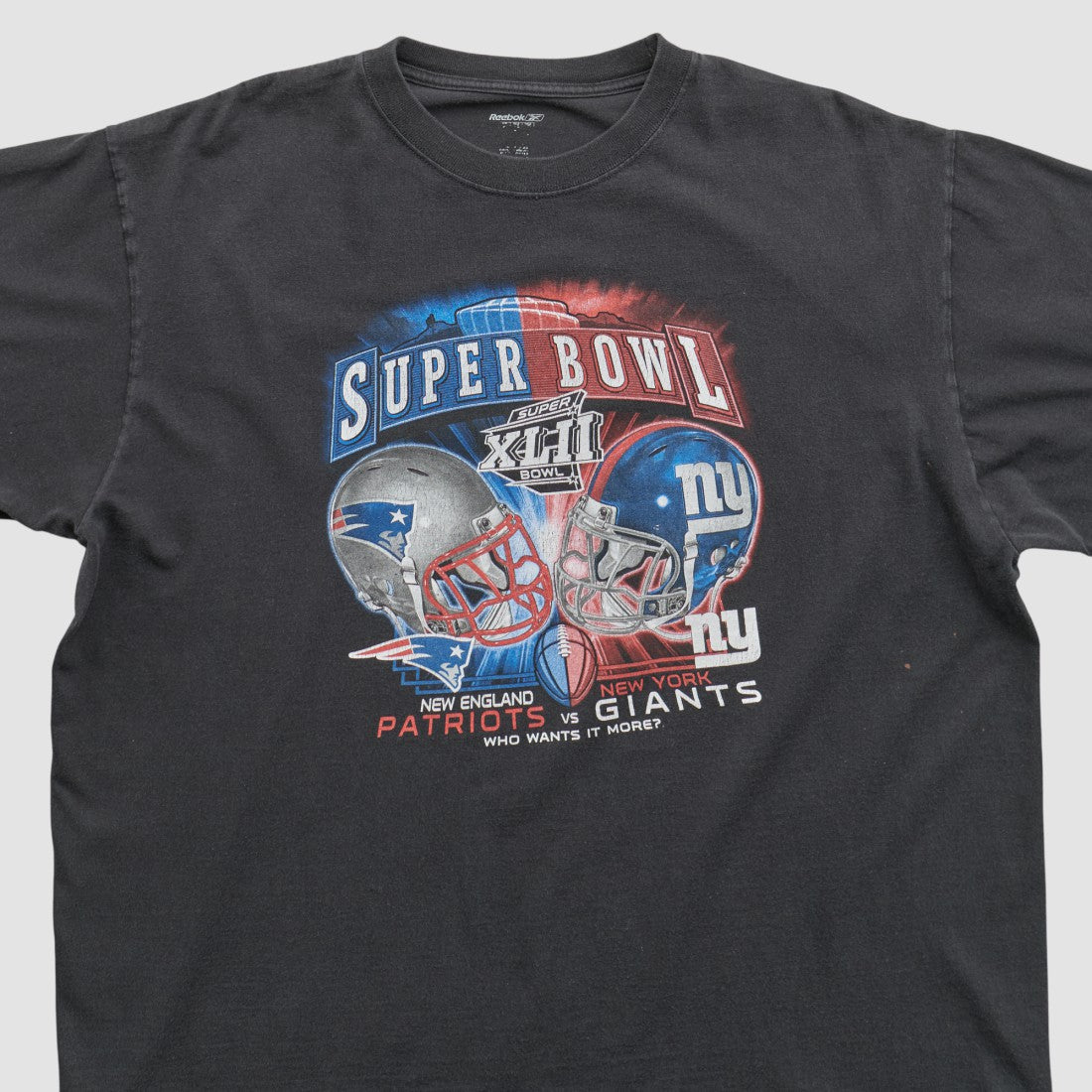 New York Giants Fanatics Super Bowl XLII Reebok 2008 T-shirt