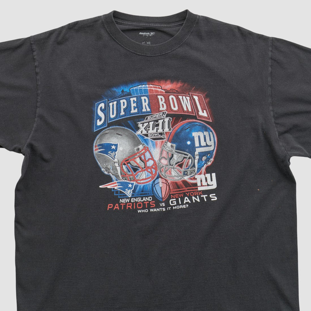 New York Giants Fanatics Super Bowl XLII Reebok 2008 T-shirt