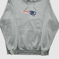 New England Patriots Fanatics Reebok 2000s Hooded Pullover Sweatshirt