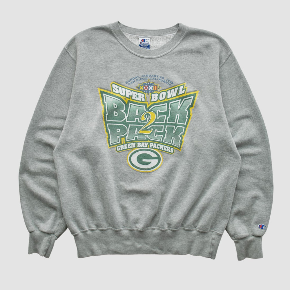 Green Bay Packers Fanatics Champion 1998 Pullover Sweatshirt