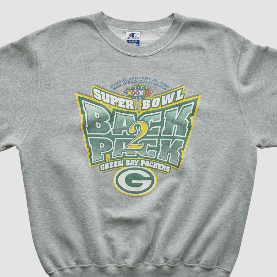 Green Bay Packers Fanatics Champion 1998 Pullover Sweatshirt