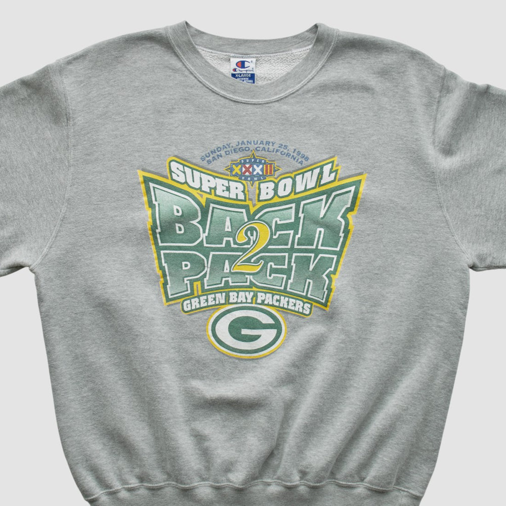Green Bay Packers Fanatics Champion 1998 Pullover Sweatshirt