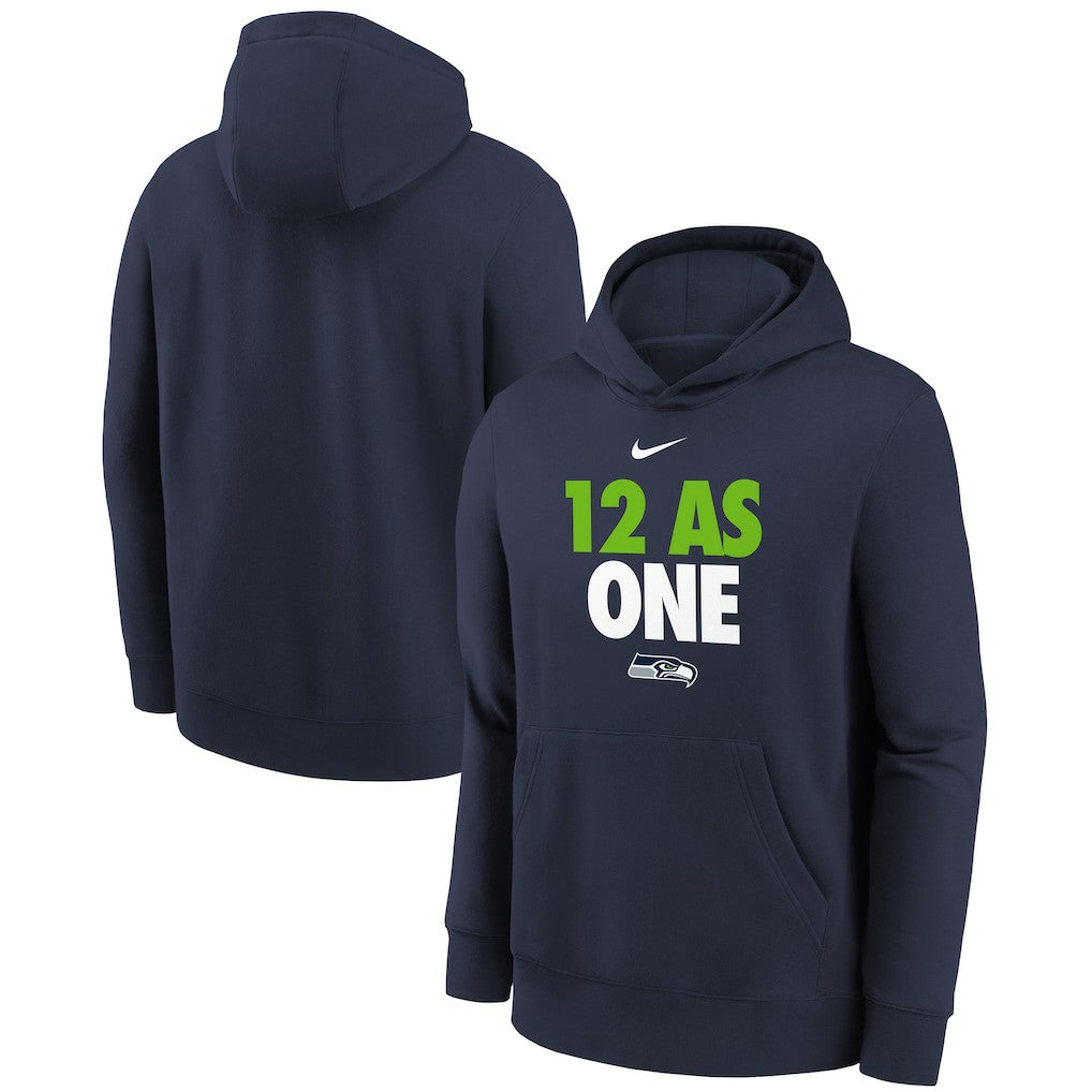 Seattle Seahawks Nike Youth 12 As One Fleece Hoodie