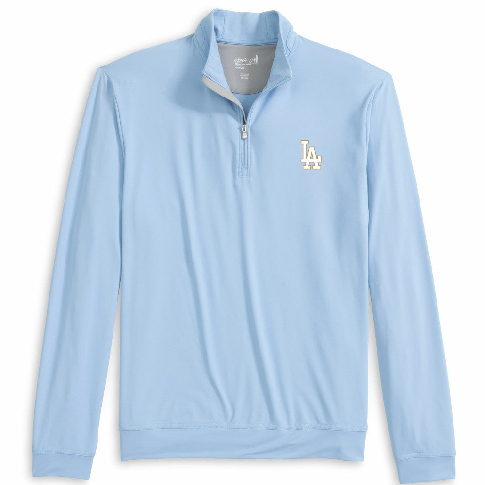 Los Angeles Dodgers johnnie-O 2026 Gold Collection Motion Quarter-Zip Pullover | MLB New