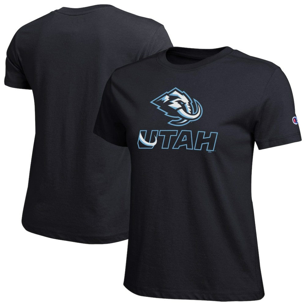 Utah Mammoth Champion Women's Wordmark Lockup T-Shirt Outlet