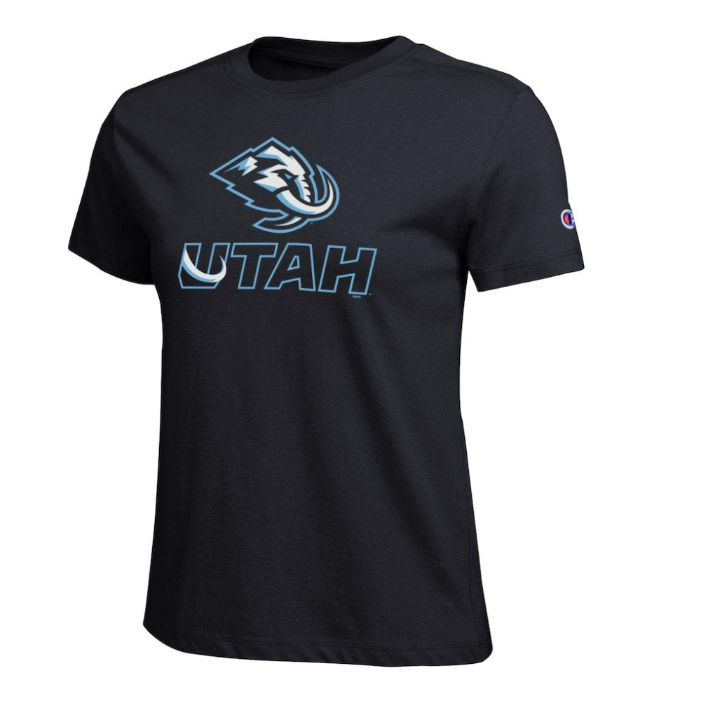 Utah Mammoth Champion Women's Wordmark Lockup T-Shirt Outlet