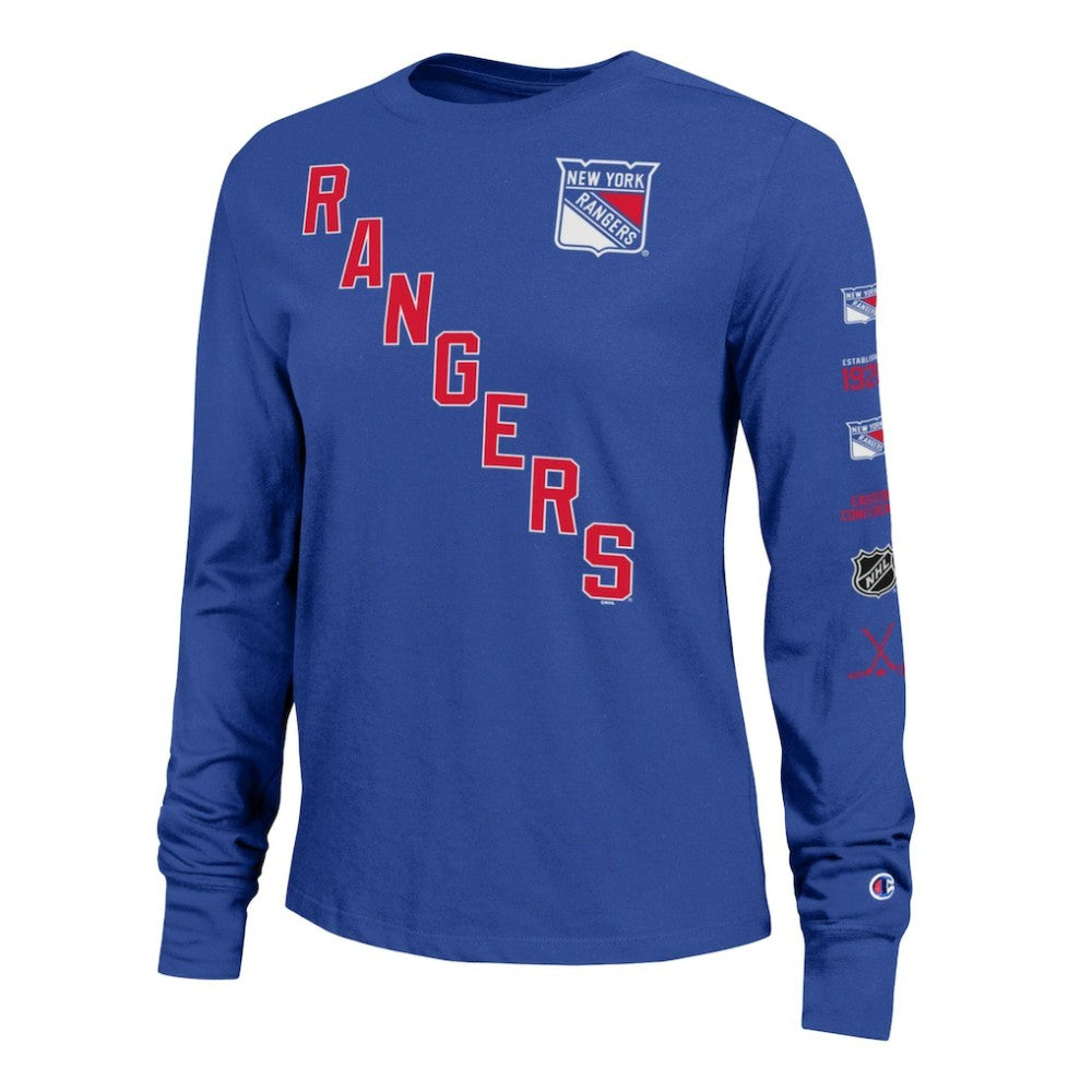 New York Rangers Champion Women's 2-Hit Long Sleeve T-Shirt Online