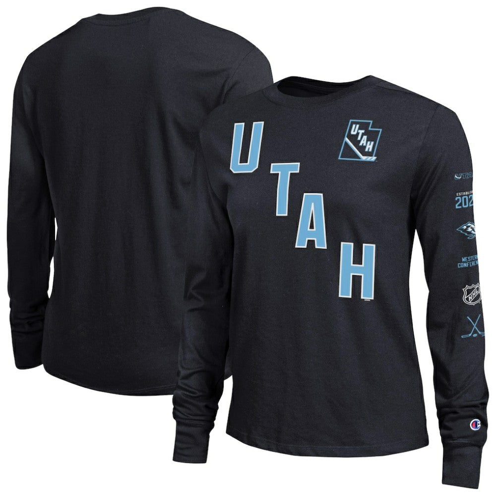 Utah Mammoth Champion Women's 2-Hit Long Sleeve T-Shirt For Sale