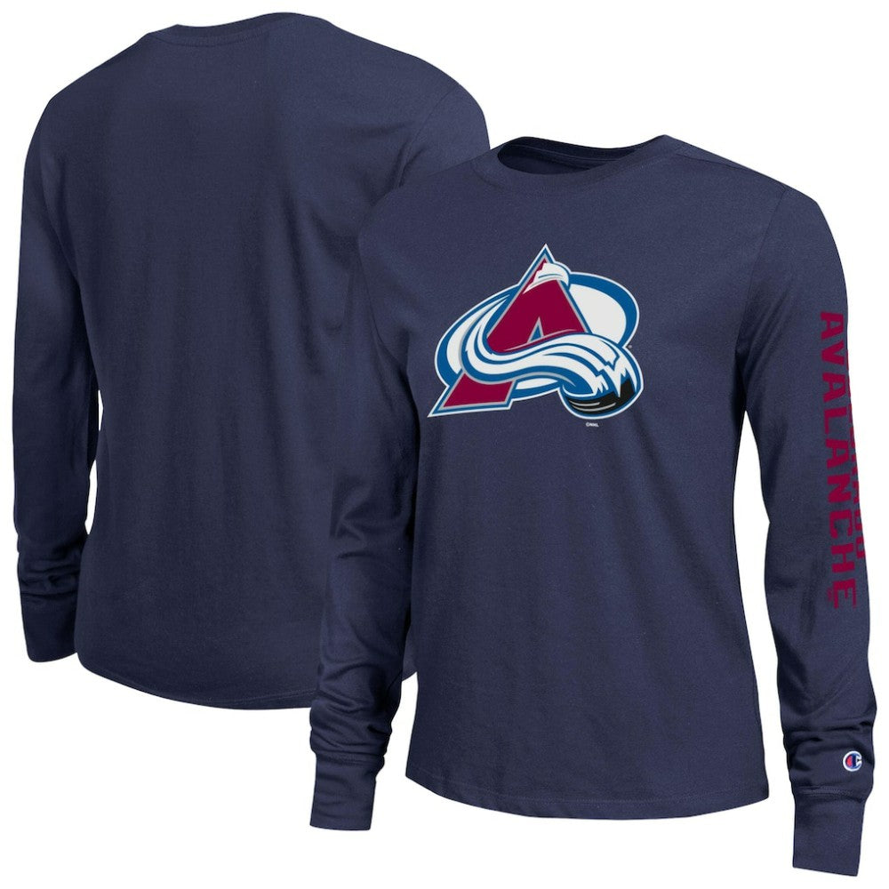 Colorado Avalanche Champion Women's 2-Hit Long Sleeve T-Shirt On Sale