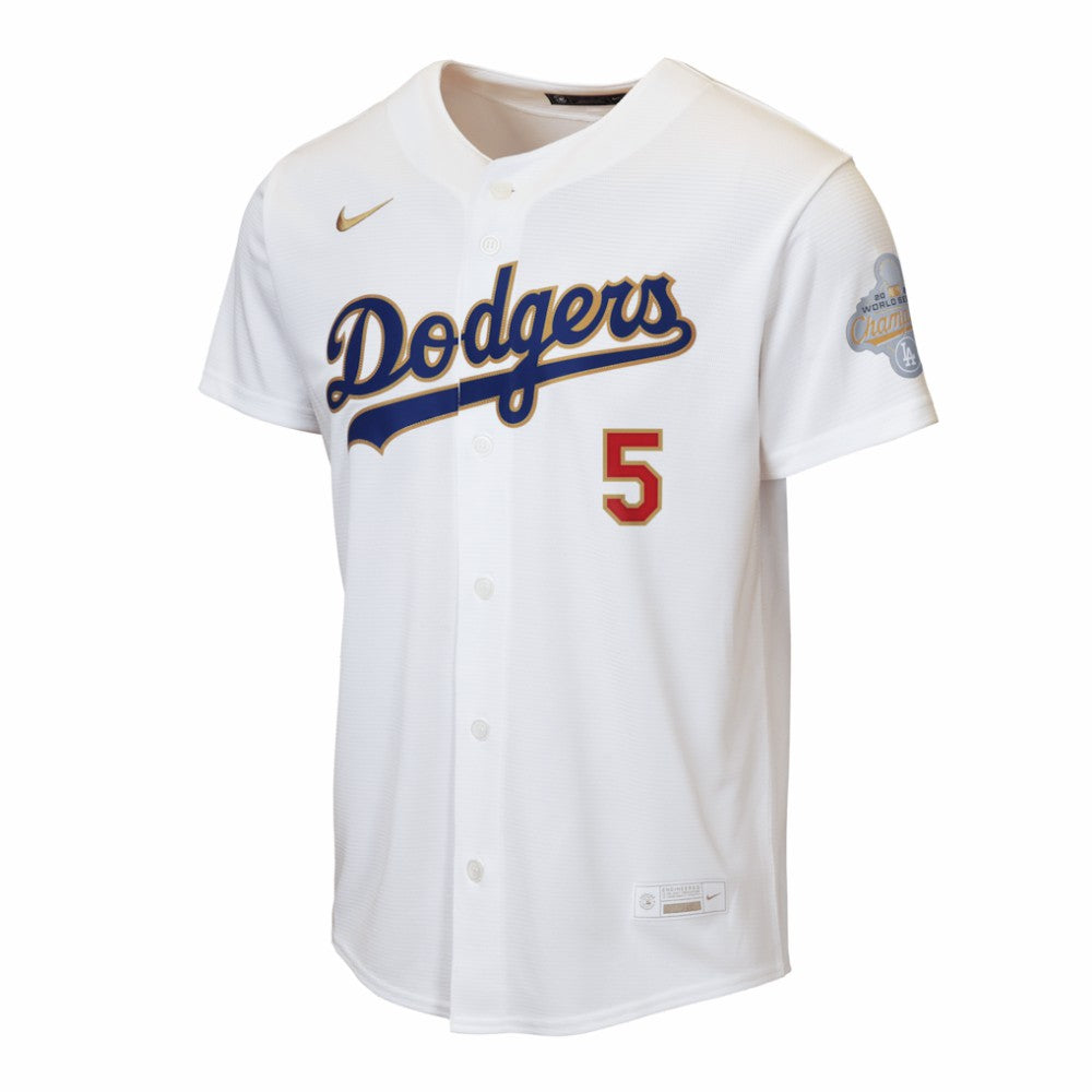 Freddie Freeman Los Angeles Dodgers Nike Youth 2026 Gold Collection Home Replica Jersey | MLB US