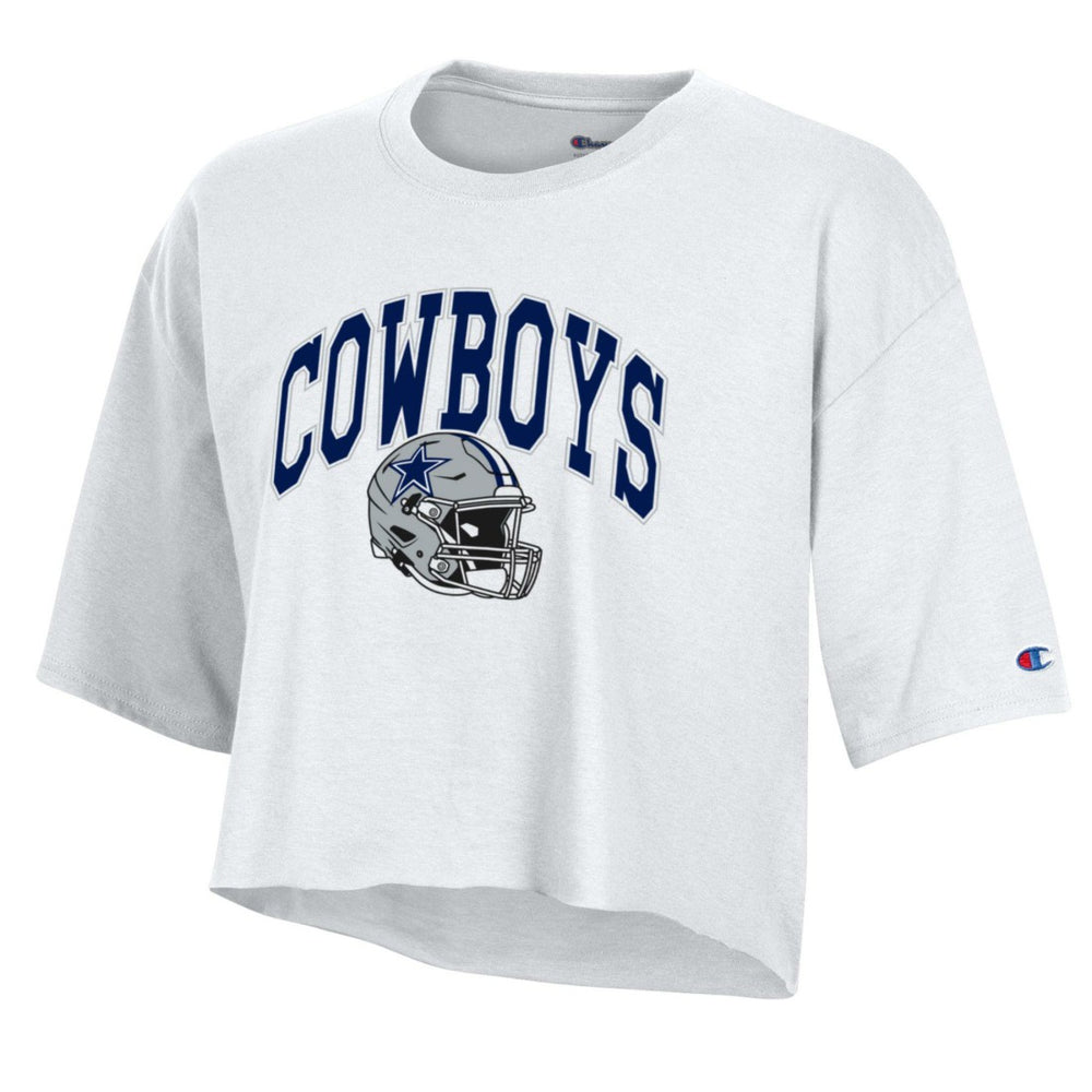 Dallas Cowboys Champion Women's Boyfriend Cropped T-Shirt
