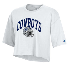 Dallas Cowboys Champion Women's Boyfriend Cropped T-Shirt
