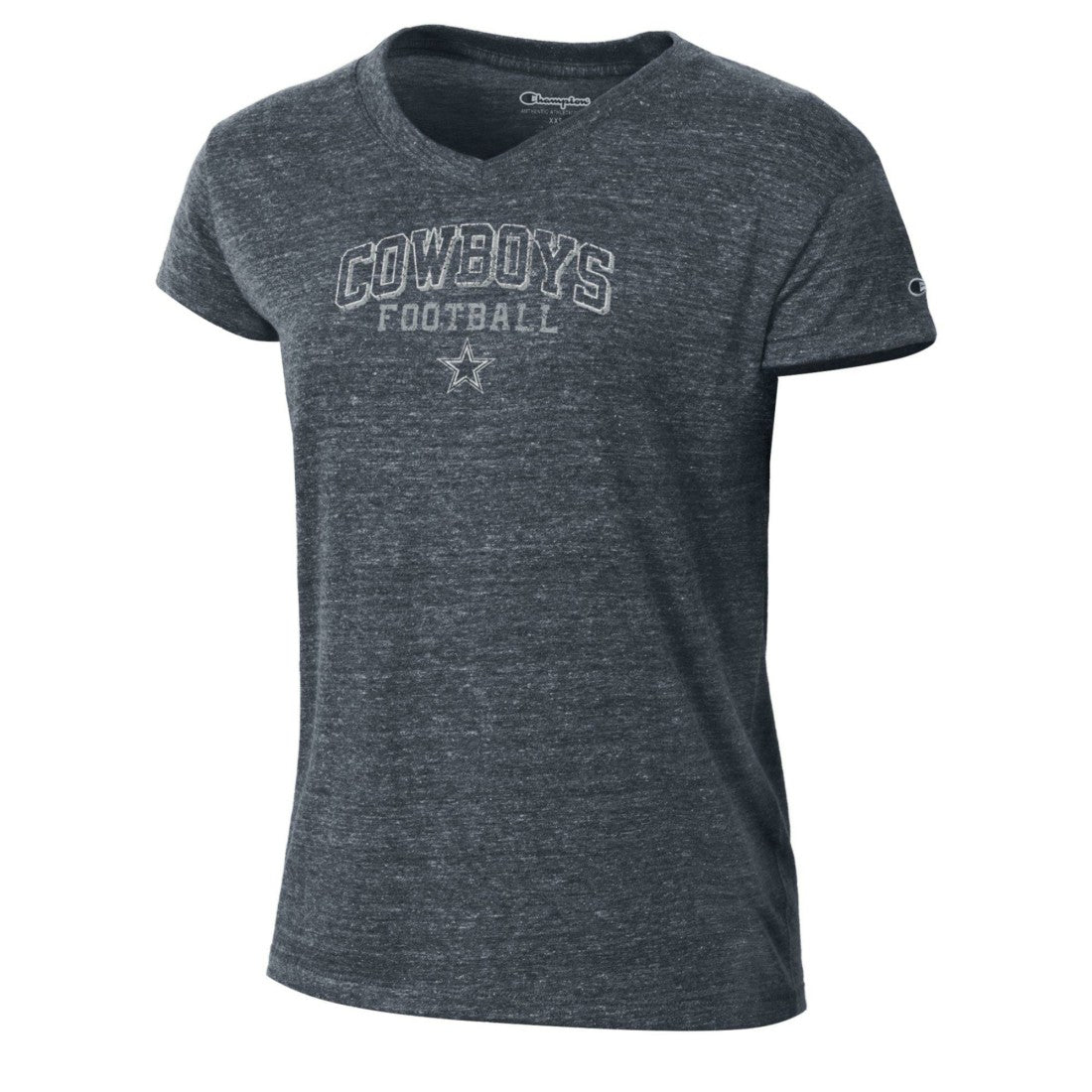 Dallas Cowboys Champion Women's Triumph Tri-Blend V-Neck T-Shirt