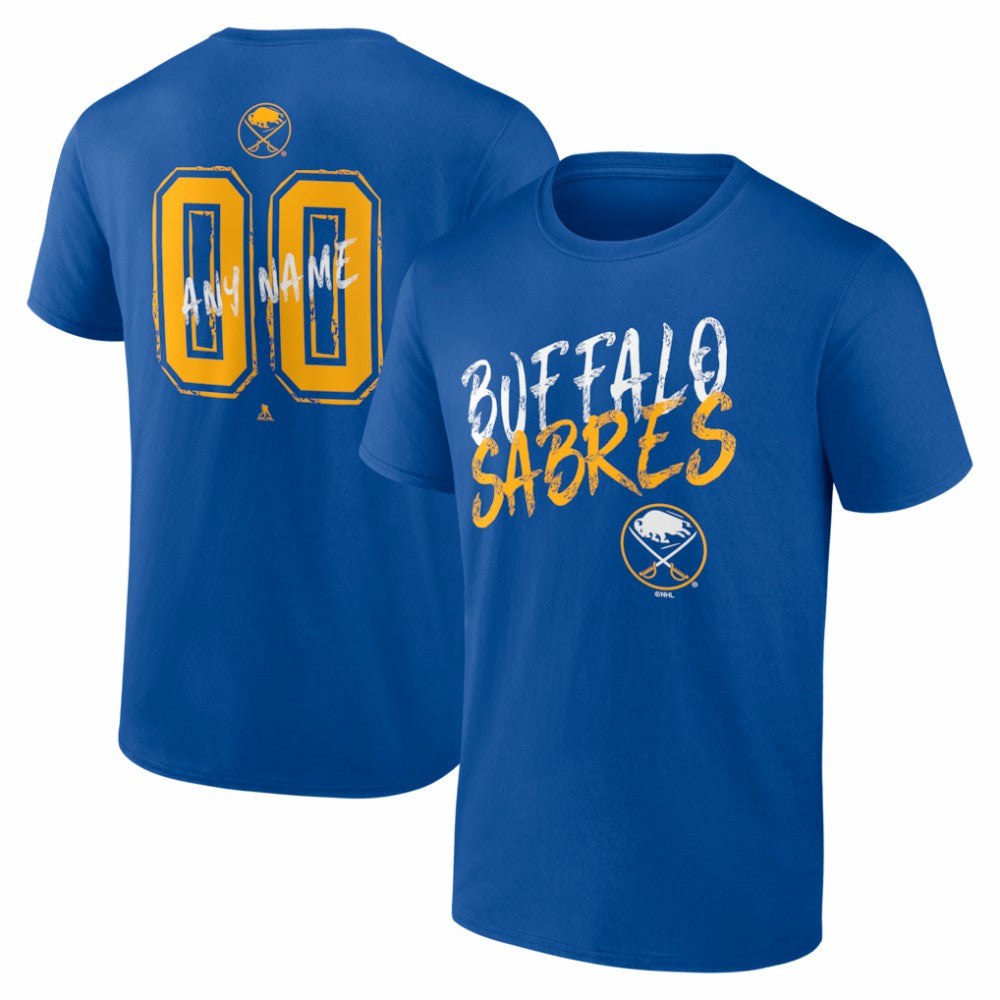 Buffalo Sabres Hustle Personalized Name & Number T-Shirt Discount
