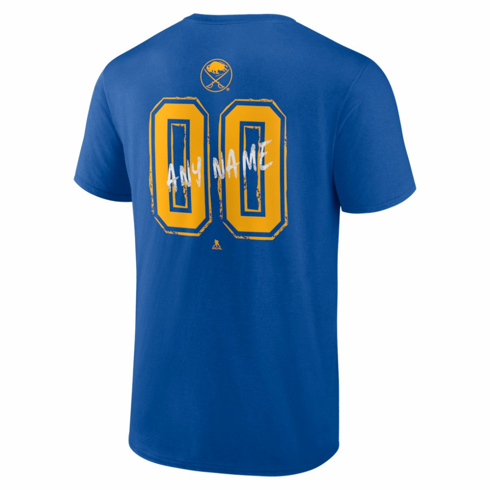 Buffalo Sabres Hustle Personalized Name & Number T-Shirt Discount