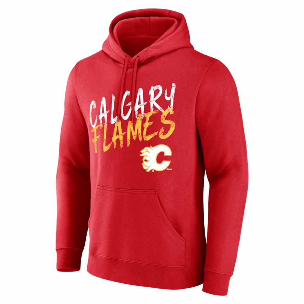 Calgary Flames Hustle Personalized Name & Number Hoodie Discount