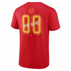 Calgary Flames Hustle Personalized Name & Number T-Shirt On Sale