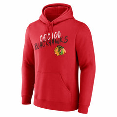 Chicago Blackhawks Hustle Personalized Name & Number Hoodie Discount
