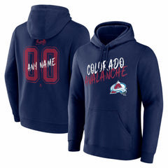 Colorado Avalanche Big & Tall Hustle Personalized Name & Number Hoodie Online