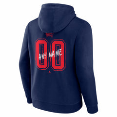 Columbus Blue Jackets Hustle Personalized Name & Number Hoodie Outlet