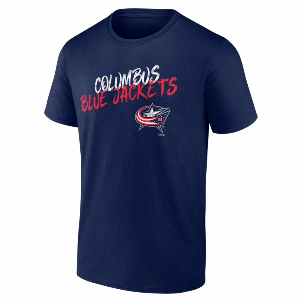 Columbus Blue Jackets Hustle Personalized Name & Number T-Shirt Outlet