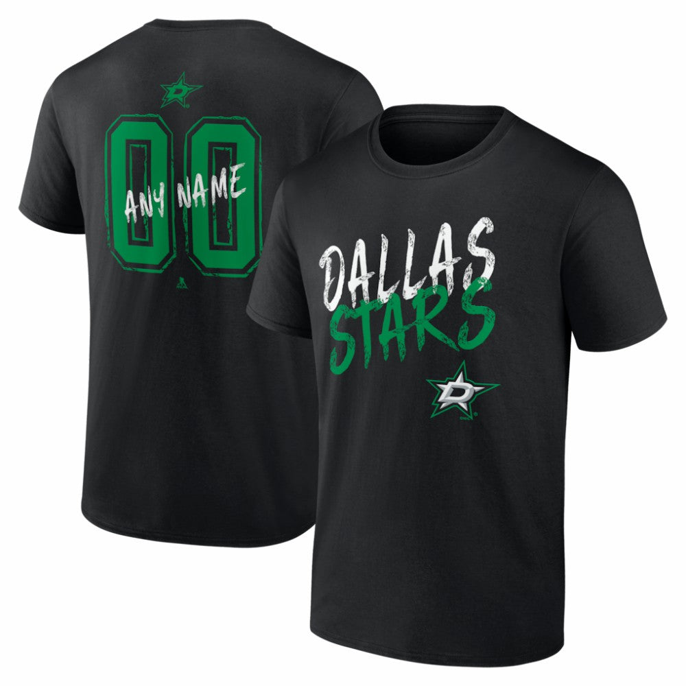 Dallas Stars Big & Tall Hustle Personalized Name & Number T-Shirt For Sale