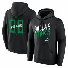 Dallas Stars Hustle Personalized Name & Number Hoodie On Sale