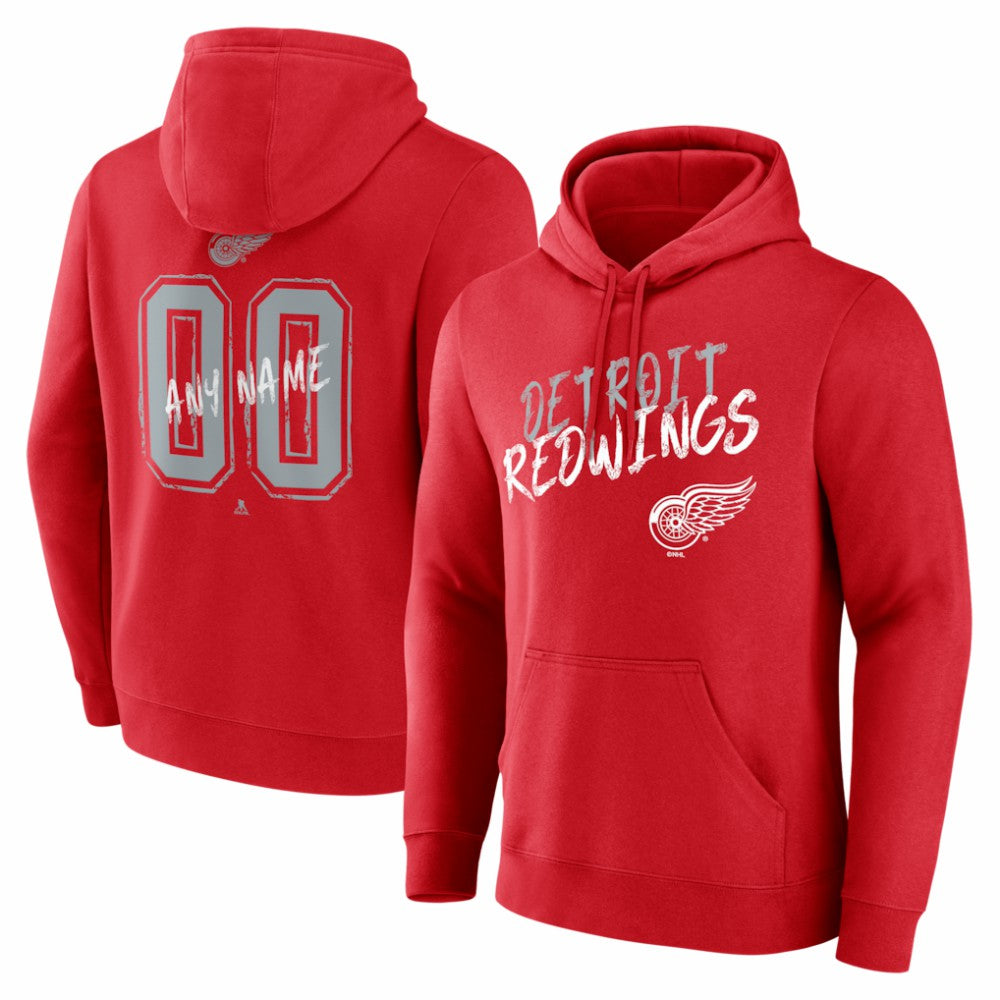 Detroit Red Wings Hustle Personalized Name & Number Hoodie Online
