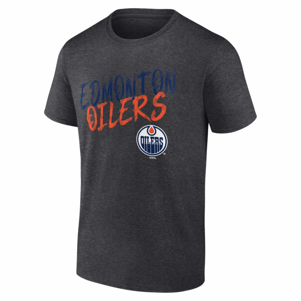 Edmonton Oilers Hustle Personalized Name & Number T-Shirt Outlet