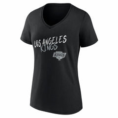 Los Angeles Kings Women's Hustle Personalized Name & Number V-Neck T-Shirt For Sale