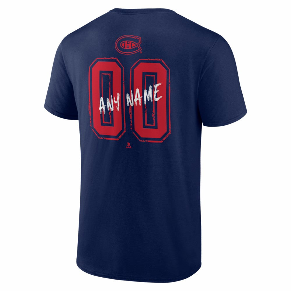 Montreal Canadiens Big & Tall Hustle Personalized Name & Number T-Shirt Online