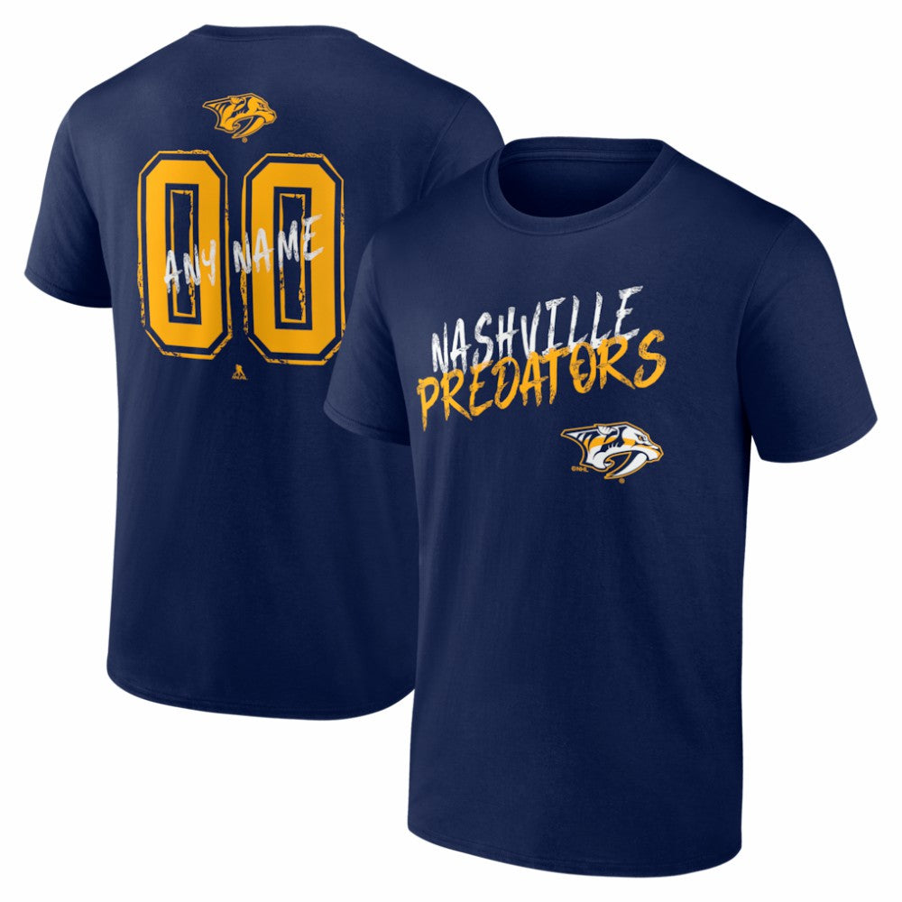 Nashville Predators Hustle Personalized Name & Number T-Shirt Online